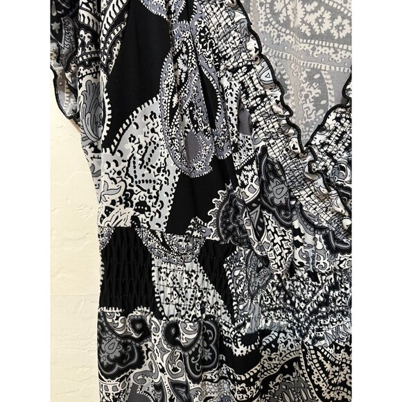 Y2K Babydoll Anthony Original Maxi Dress Sz L Boho Festival Fairygrunge Western - Picture 12 of 13